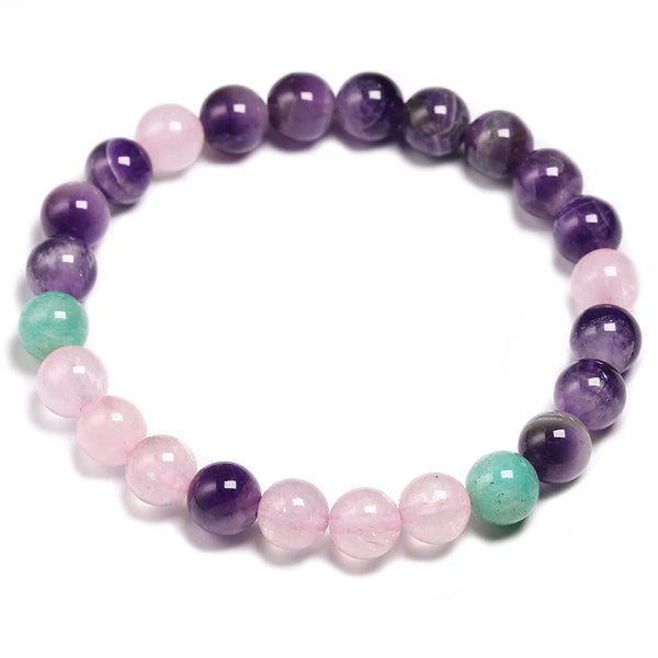 Purple Amethyst Mala Beads-ToShay.org