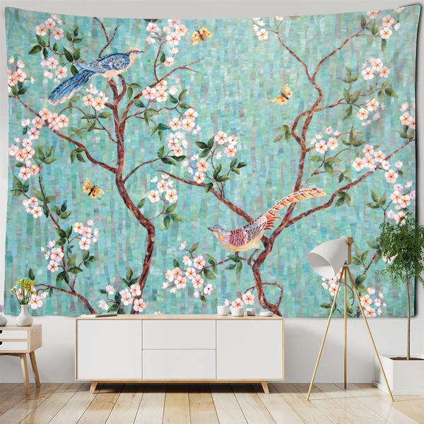 Flower Art Tapestry-ToShay.org