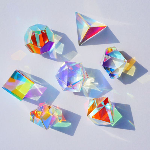 Clear Crystal Glass Prisms-ToShay.org