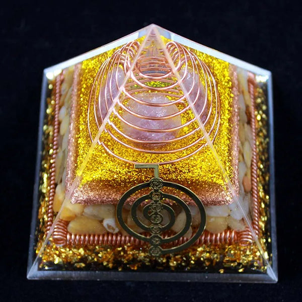 Energy Crystal Orgonite Pyramid-ToShay.org