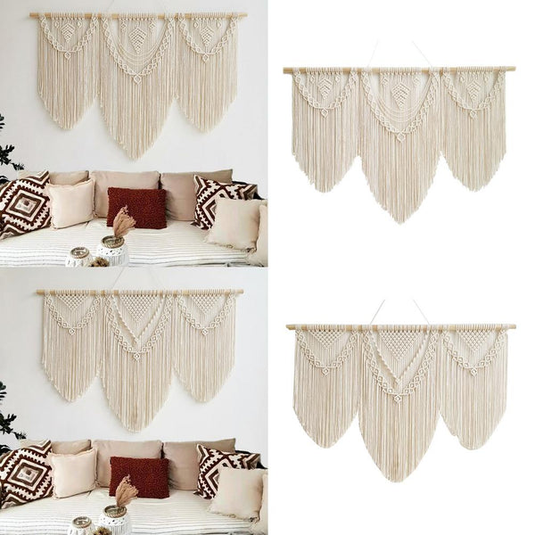 Macrame Tapestry Curtain-ToShay.org