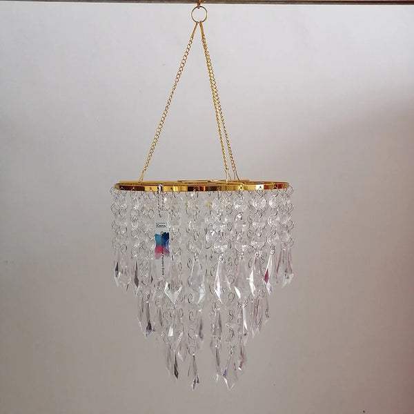 Crystal Bead Chain Chandelier-ToShay.org