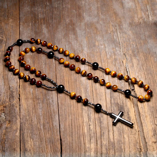 Yellow Tiger Eye Rosary Beads-ToShay.org