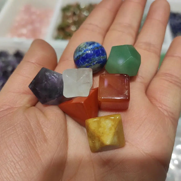 Chakra Crystal Platonic Solids-ToShay.org