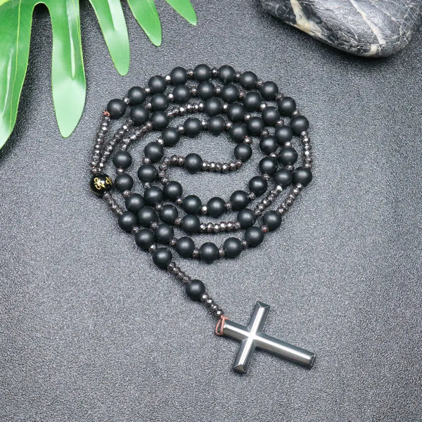 Mixed Quartz Crystal Rosary Beads-ToShay.org