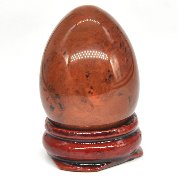 Red Mahogany Obsidian Egg-ToShay.org