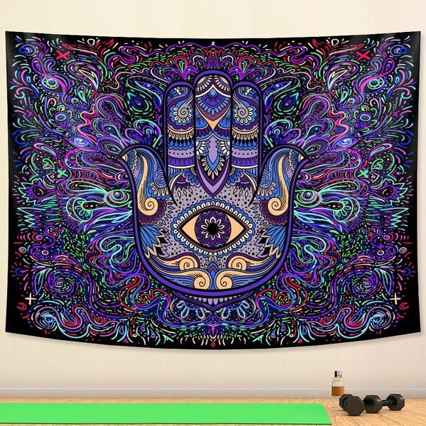 Hamsa Hand Tapestry-ToShay.org