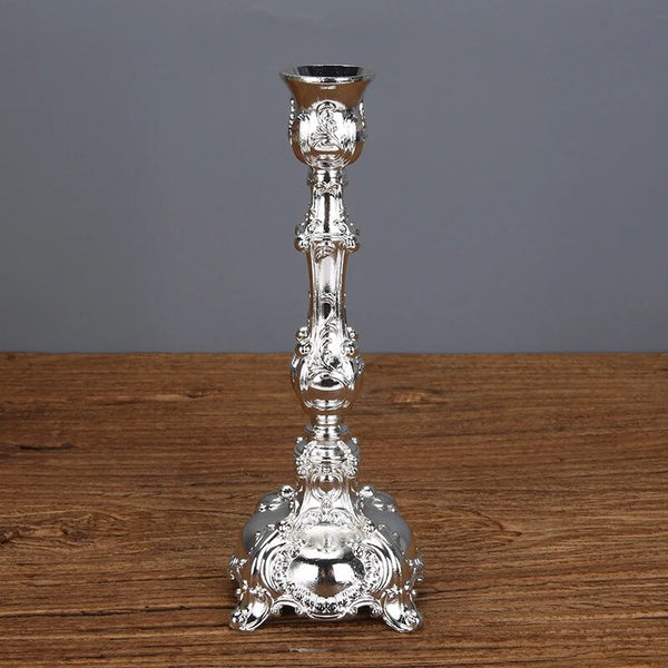 Mixed Embossed Candlesticks-ToShay.org