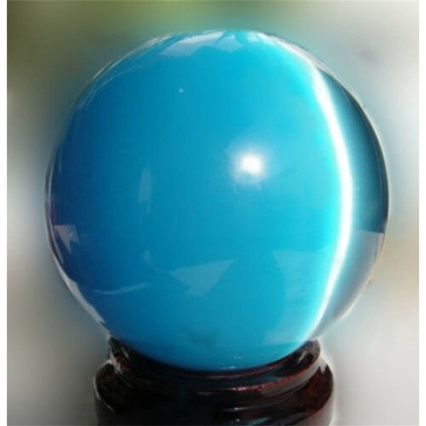 Blue Cats Eye Crystal Ball-ToShay.org