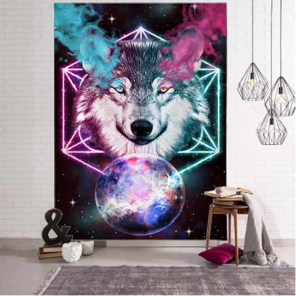 Wolf Totem Tapestry-ToShay.org