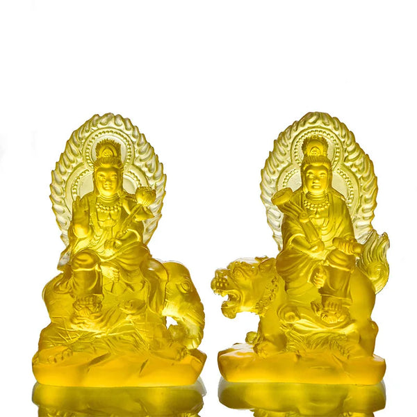 Yellow Manjusri Buddha-ToShay.org