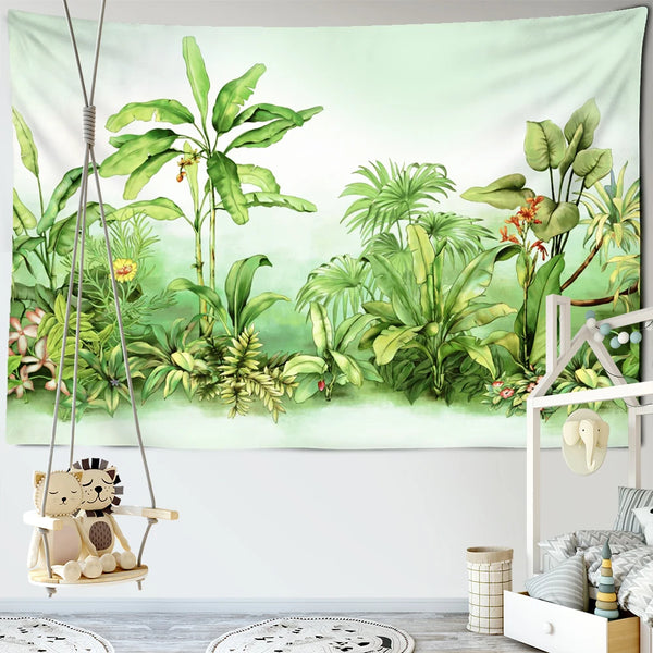 Tropical Plants Tapestry-ToShay.org