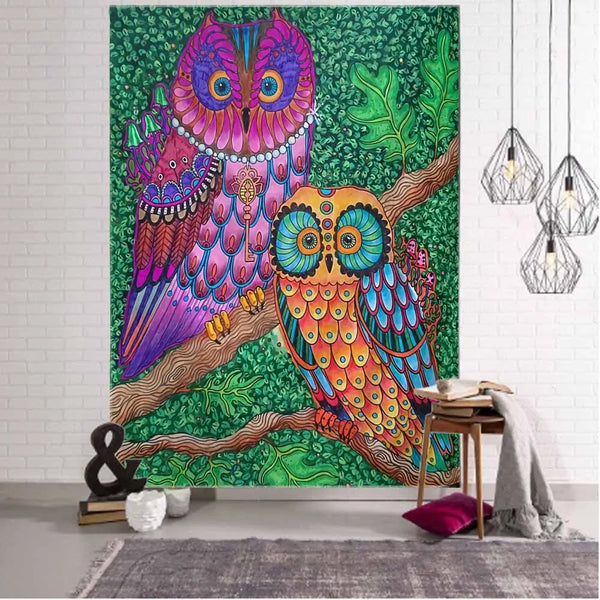 Psychedelic Animal Art Tapestry-ToShay.org