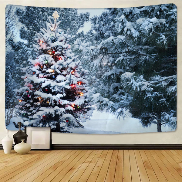 Snow Scene Tapestry-ToShay.org