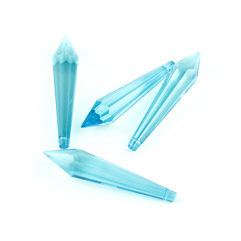 Blue Aquamarine Crystal Prisms-ToShay.org