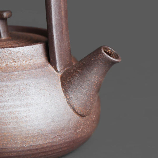 Rust Glaze Ceramic Teapot-ToShay.org