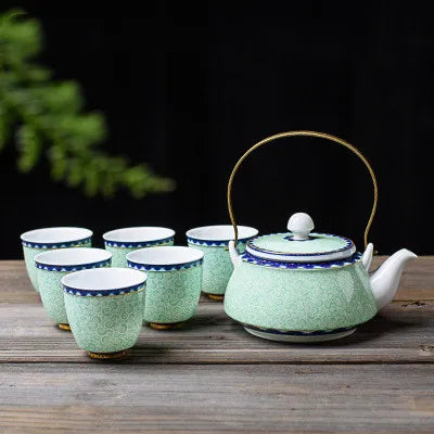 Blue White Porcelain Tea Set-ToShay.org