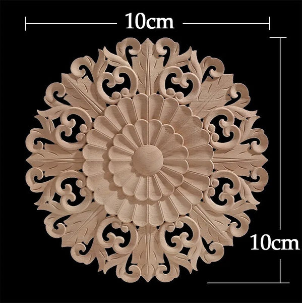 Wood Carved Flower Panel-ToShay.org