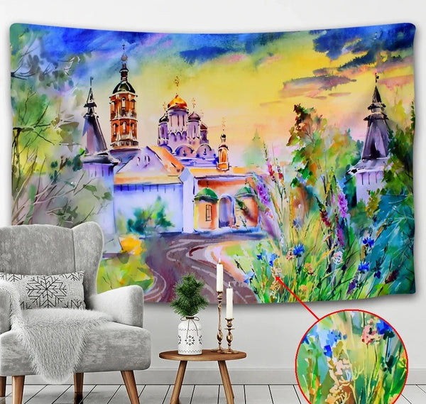 Fairy Castle Art Tapestry-ToShay.org