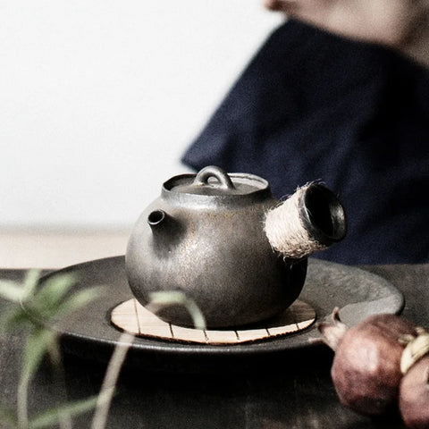 Rust Glaze Ceramic Teapot-ToShay.org