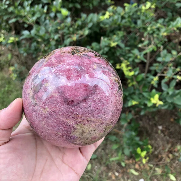 Pink Rhodonite Ball-ToShay.org