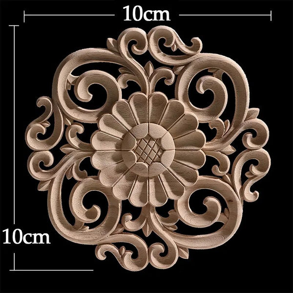 Wood Carved Flower Panel-ToShay.org