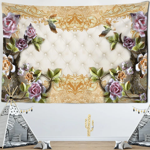 Flower Art Tapestry-ToShay.org