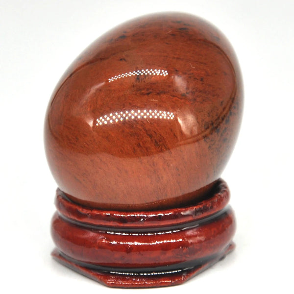 Red Mahogany Obsidian Egg-ToShay.org