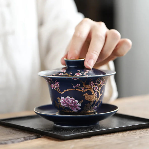 Gaiwan Ceramic Tea Tureen-ToShay.org