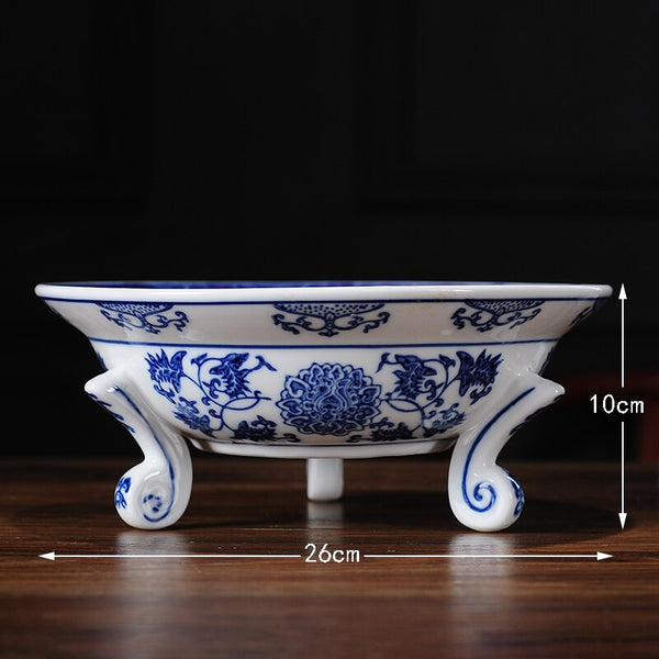 Blue White Ceramic Bowl-ToShay.org