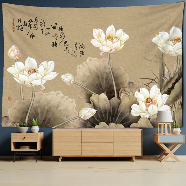 Flower Art Tapestry-ToShay.org