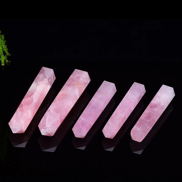 Pink Rose Quartz Crystal Point-ToShay.org