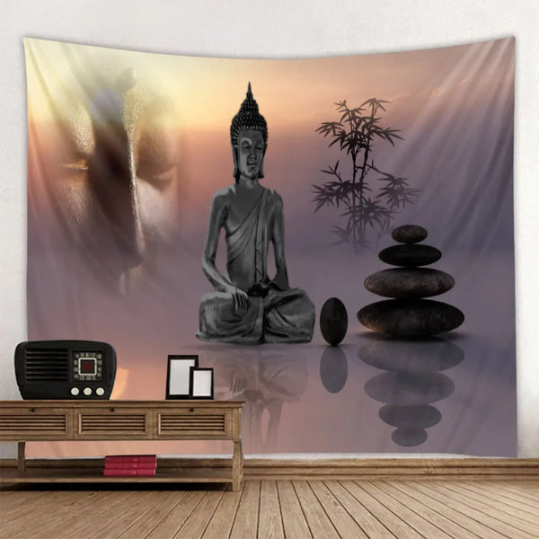 Buddha Meditation Tapestry-ToShay.org