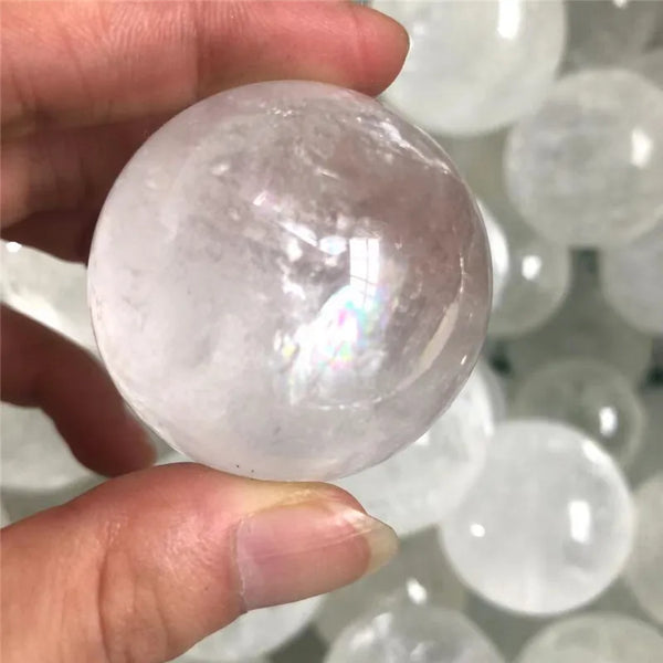 White Calcite Crystal Ball-ToShay.org