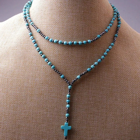 Blue Stone Rosary-ToShay.org