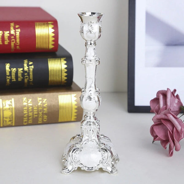 Mixed Embossed Candlesticks-ToShay.org