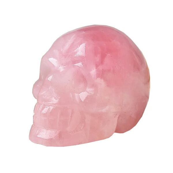 Pink Rose Quartz Skull-ToShay.org