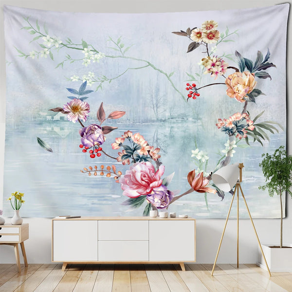 Flower Art Tapestry-ToShay.org