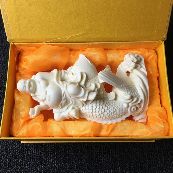 White Carp Maitreya Buddha-ToShay.org