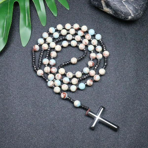 Mixed Quartz Crystal Rosary Beads-ToShay.org