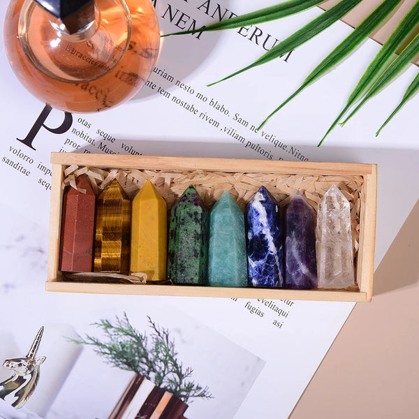 Chakra Crystal Wands Box Set-ToShay.org