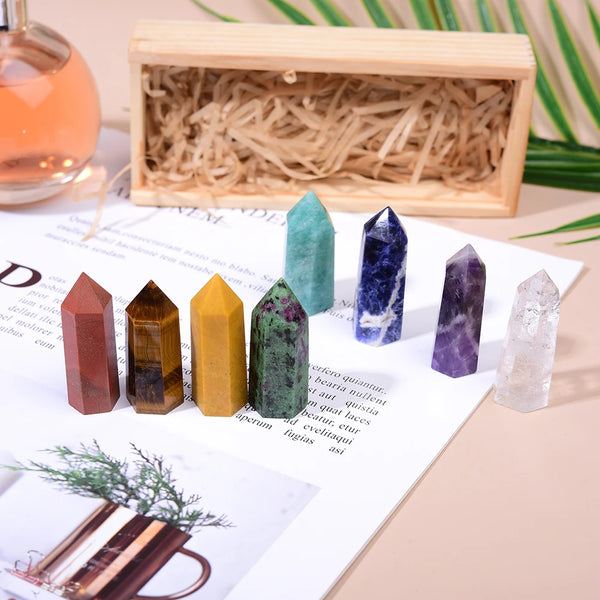 Chakra Crystal Wands Box Set-ToShay.org