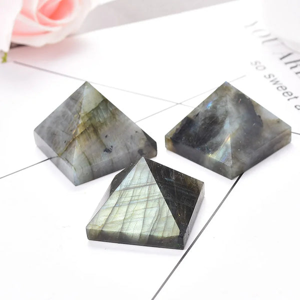 Blue Labradorite Pyramid-ToShay.org