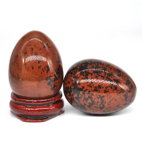 Red Mahogany Obsidian Egg-ToShay.org