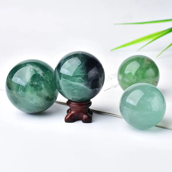 Green Fluorite Ball-ToShay.org