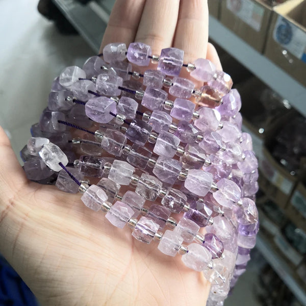 Purple Amethysts Faceted Beads-ToShay.org