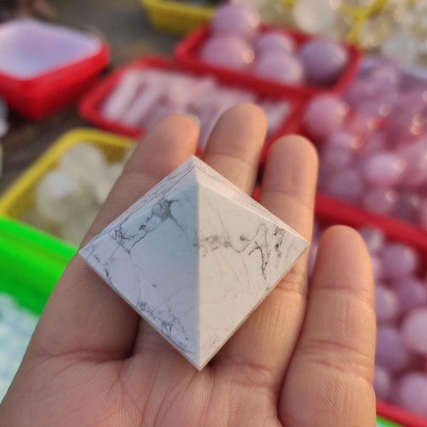 White Turquoise Pyramid-ToShay.org