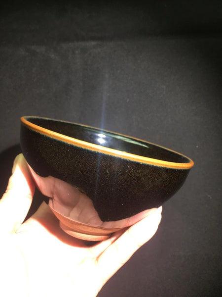 Black Glaze Ceramic Tea Cup-ToShay.org