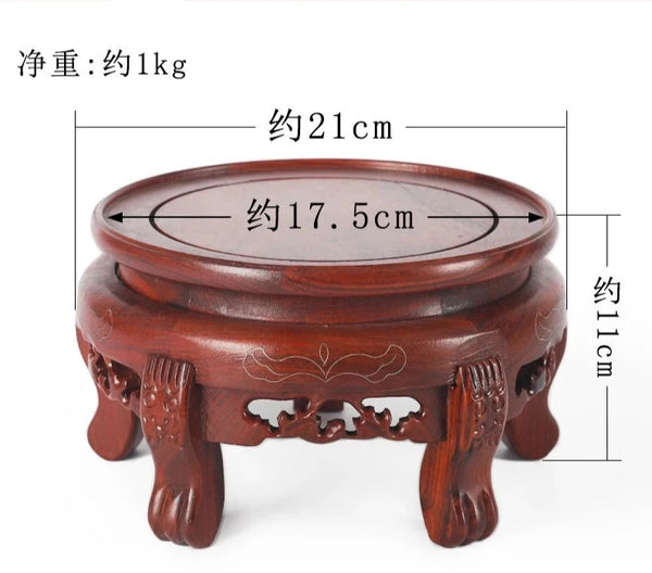 Red Sandalwood Carved Base-ToShay.org