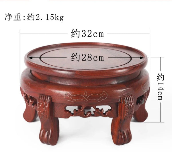 Red Sandalwood Carved Base-ToShay.org